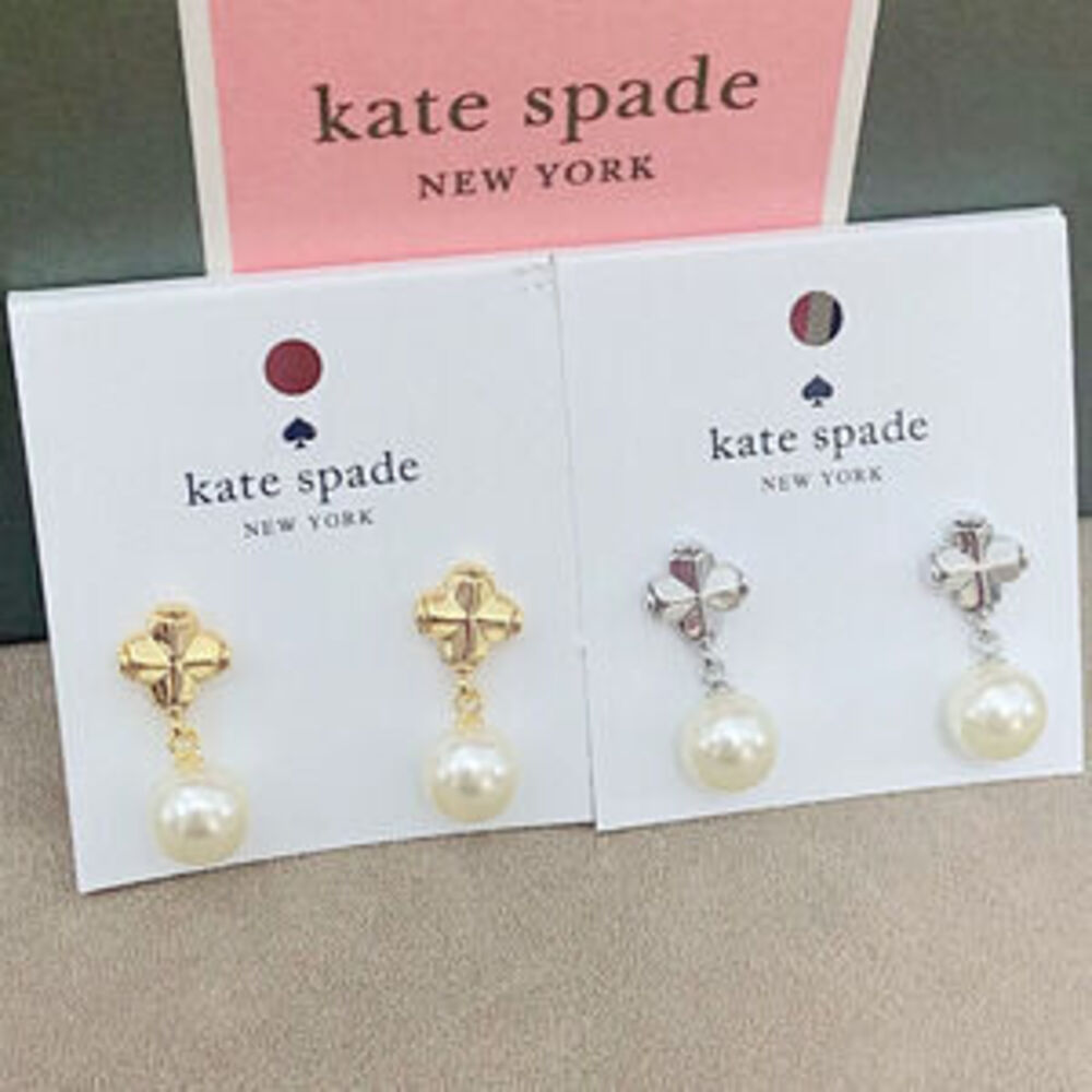 kate spade Pearl Letter Earrings